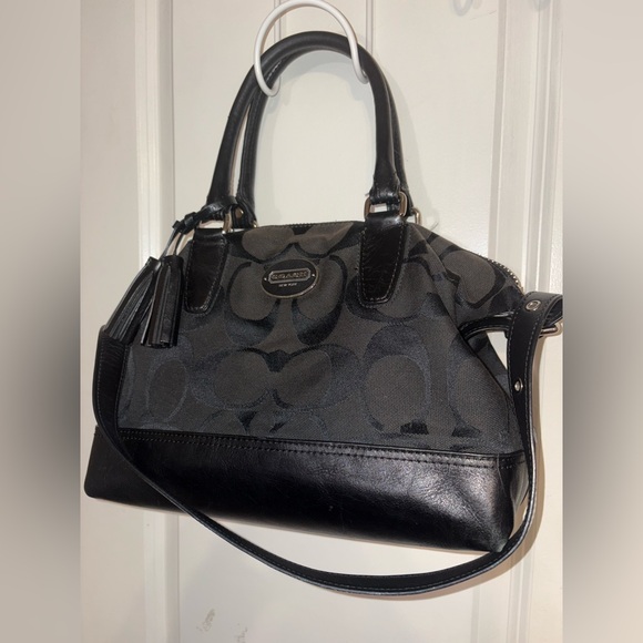 Coach Black Signature Satchel – Everyday Classic! - Picture 1 of 13